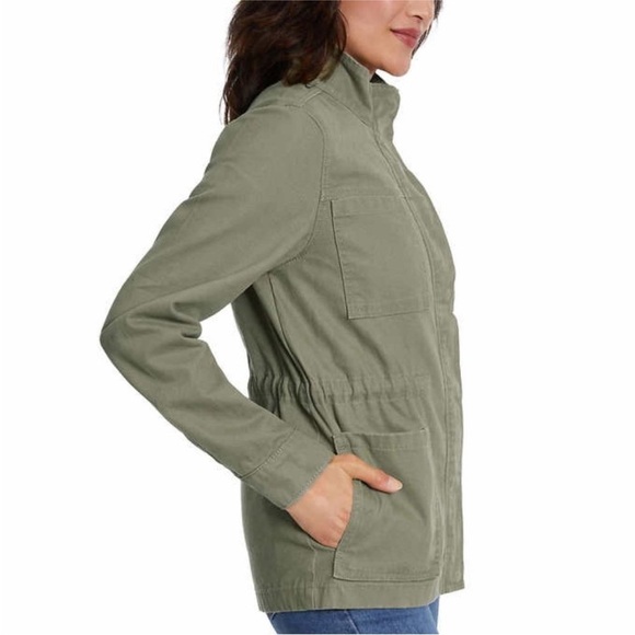 Vintage America Olive Canvas Anorak “Barn Jacket”  Size Medium New With Tag - Picture 3 of 12